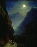 Дарьяльское ущелье в лунную ночь 1868