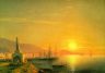 Восход солнца в Феодосии - 1855 год масло. 82x117 см