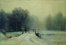 Зимний пейзаж с мостиком. 1885