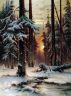 Клевер Ю.Ю. Зимний закат 1889